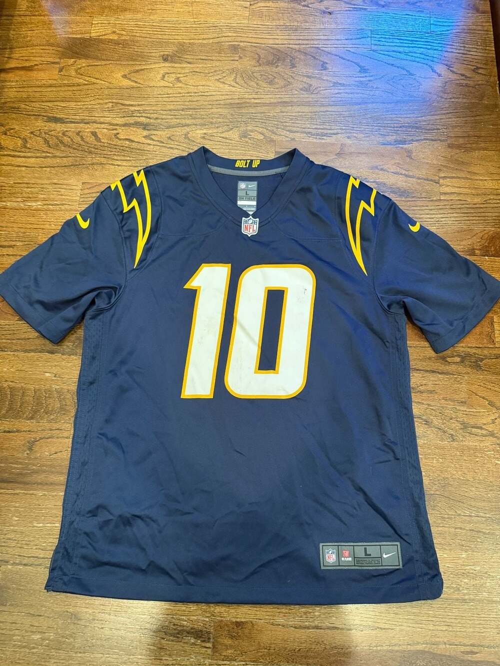 Nike Justin Herbert #10 Los Angeles Chargers Navy Game Jersey
